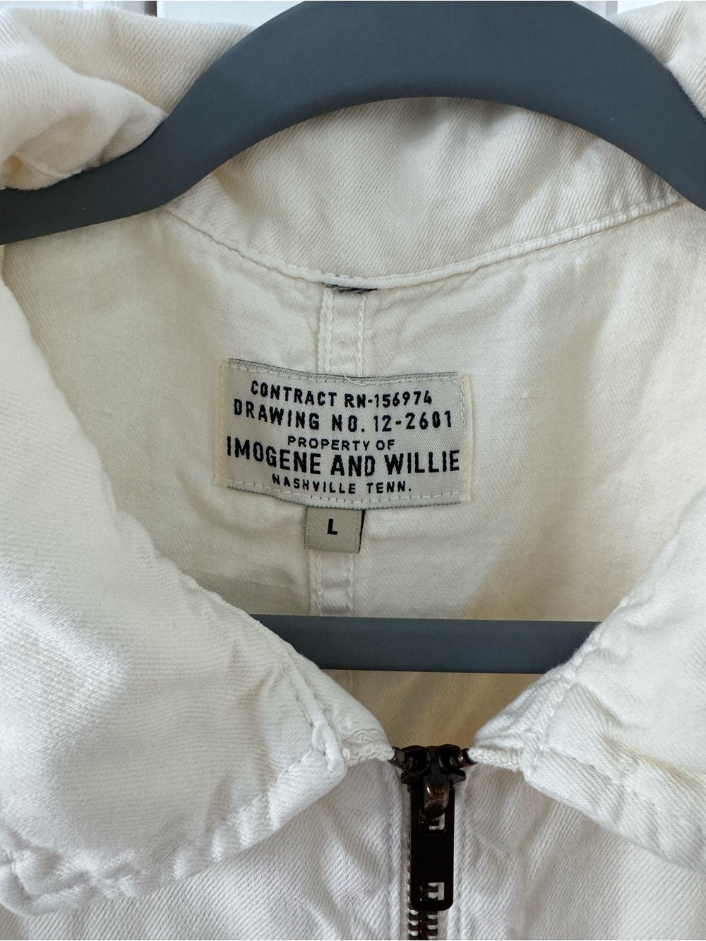 Imogen + Willie Utility Jumpsuit in Cream - Picture 3 of 10